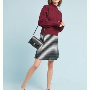 Anthropologie Maeve Mod Striped Knit Skirt in Size US 2